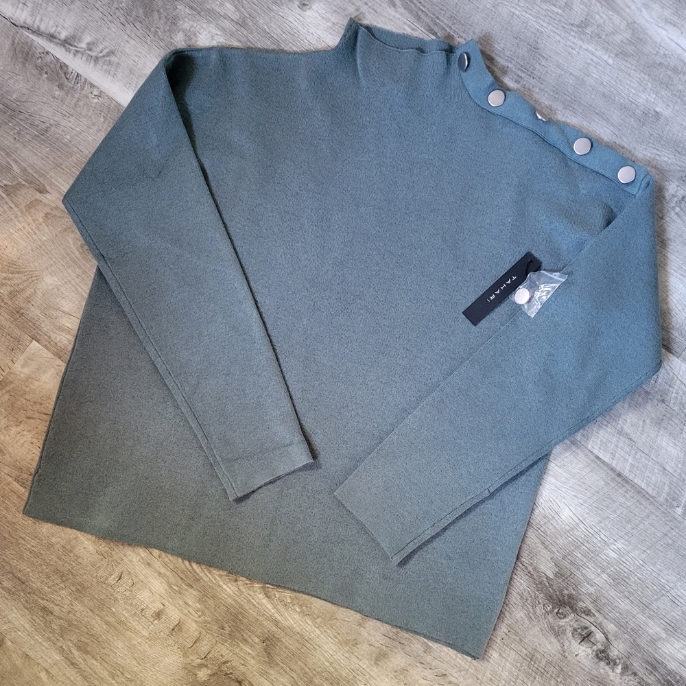 Tahari Mockneck Sweater